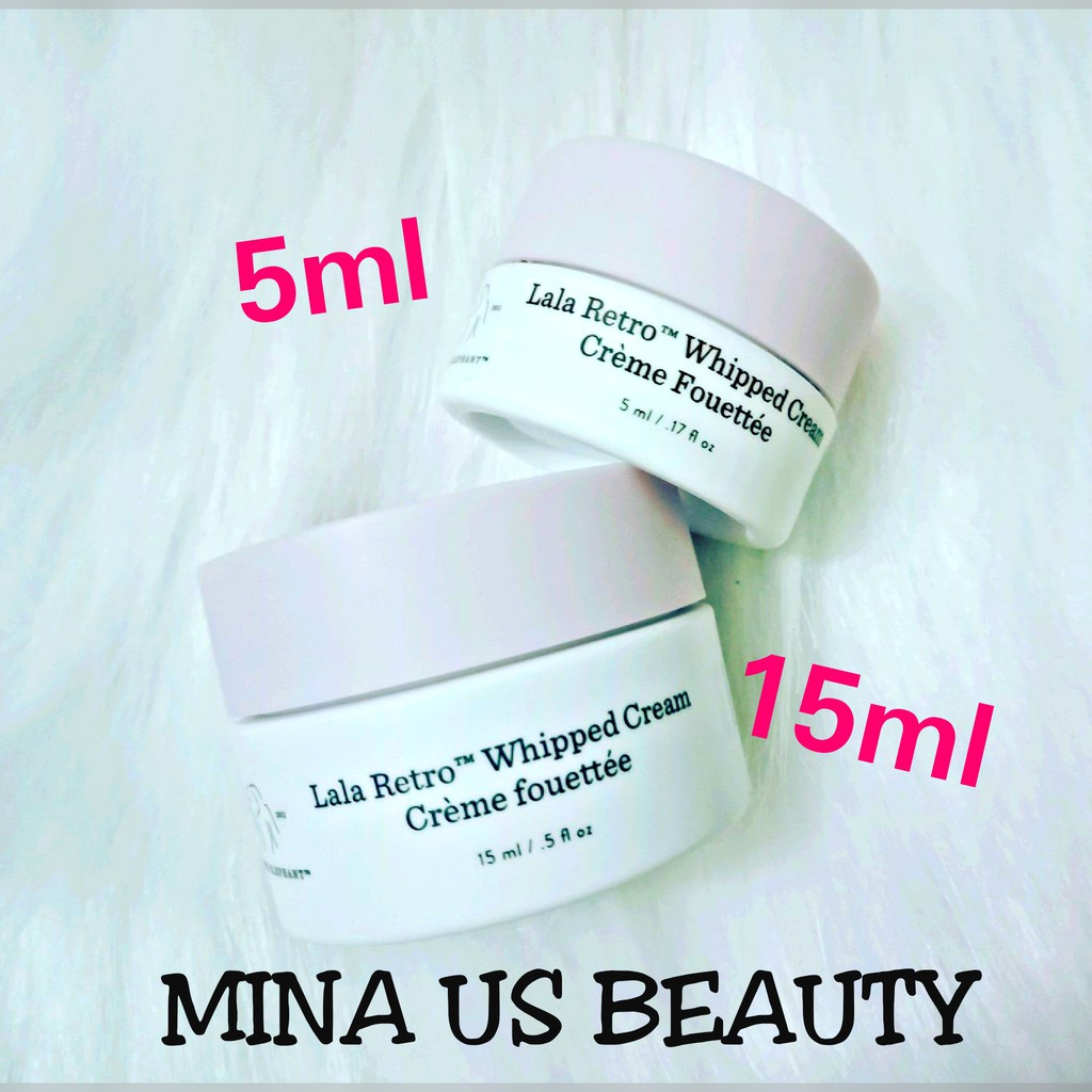 [Drunk Elephant](5/15/50ml) Kem dưỡng Lala Retro Whipped Moisturizer