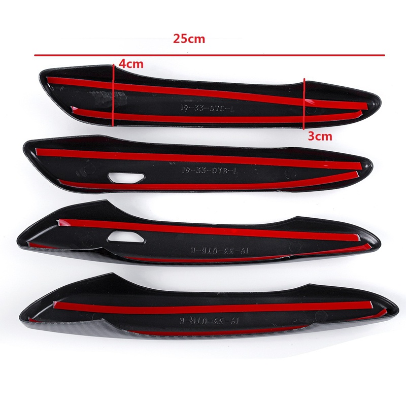 Ốp tay nắm, hõm cửa Carbon xe Mazda CX30, CX-30 2020 2021 2022 2023 vân cacbon cao cấp