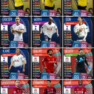 Thẻ base 2019/20 match attax 4