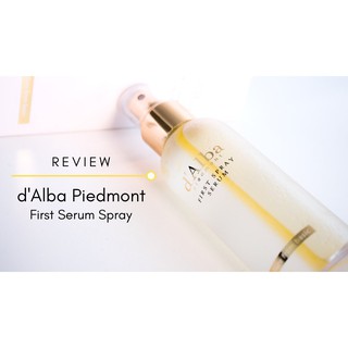Xịt khoáng tinh chất trắng da - d' alba first spray serum