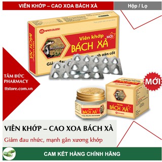 Viên khớp Bách Xà - Cao xoa Bách Xà - Giảm đau nhức, mạnh gân cốt