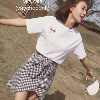 Set váy trẻ trung có khoá cho ti