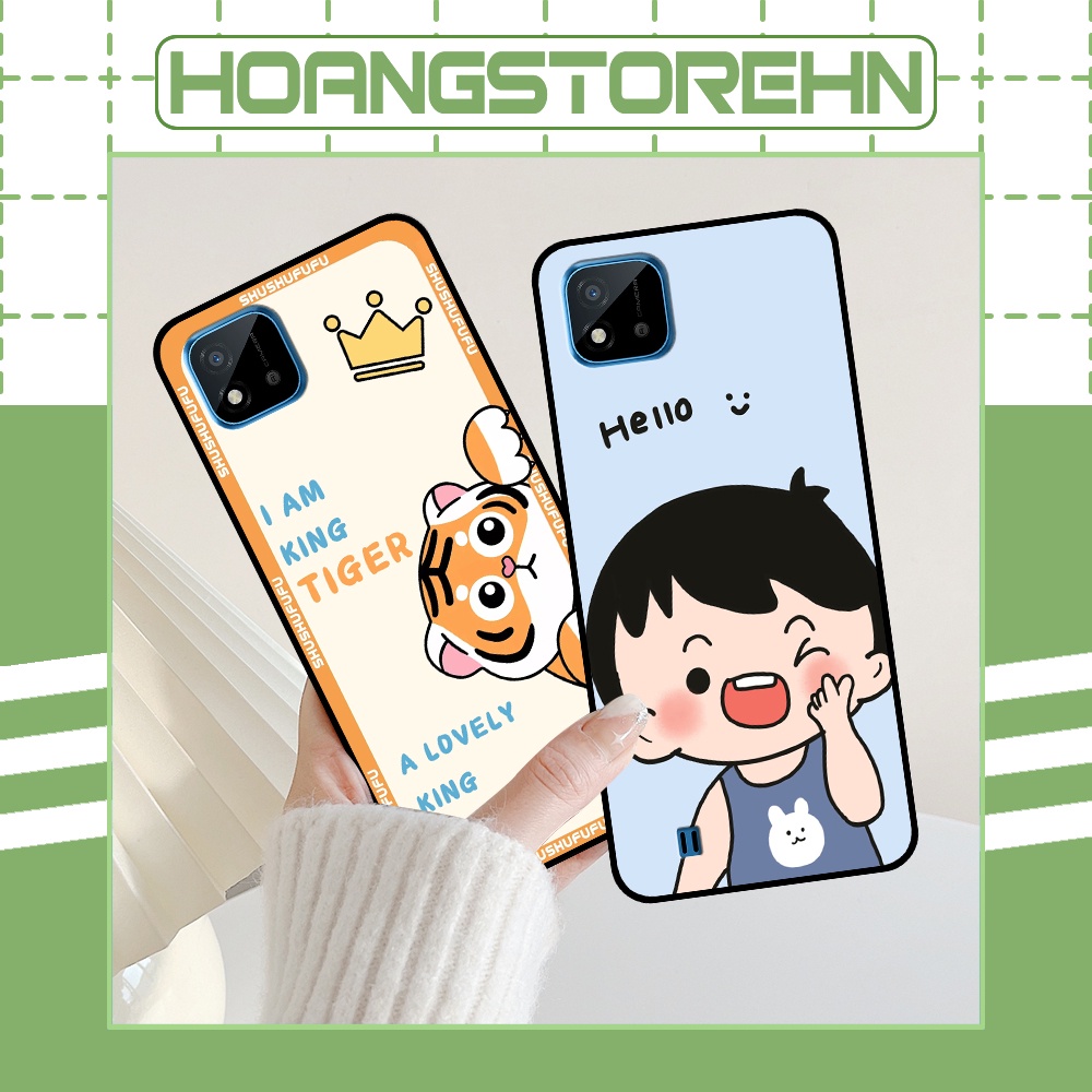 Ốp Realme C11 2020/2021 / C12 / C15 / C20  in hình mickey, hổ, kingtiger siêu rẻ T19 - T24