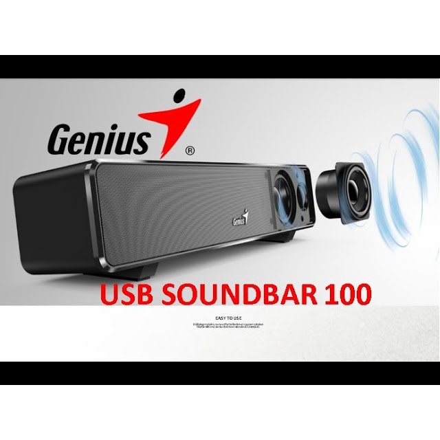 Loa Vi Tính GENIUS SoundBar 100 Chính hãng  Loa thanh