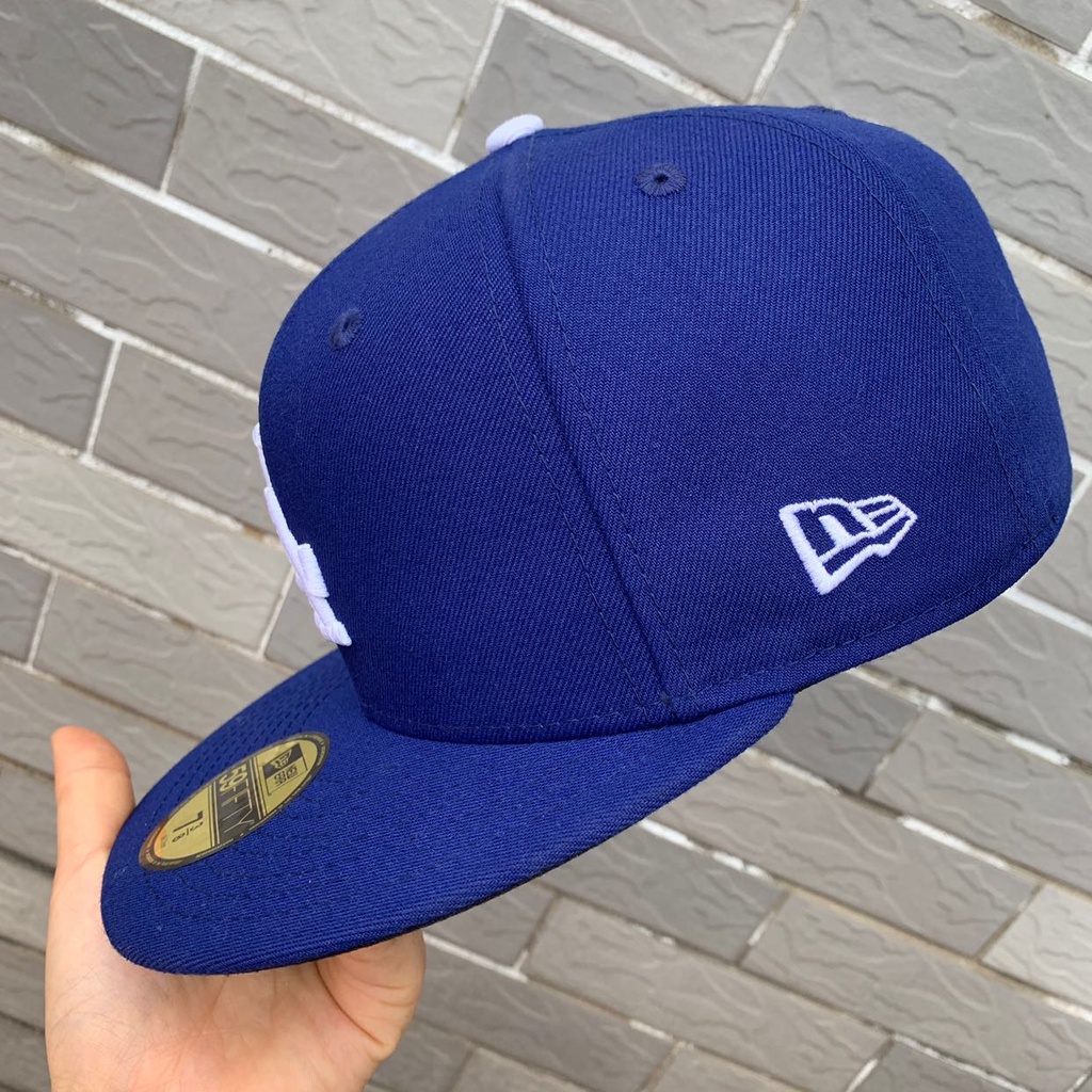 Mũ Bóng Chày N.E.R.A Dodgers fully Cho Nam Giới 5 9 F.I.F.Tand tide M.l.b flat Wing