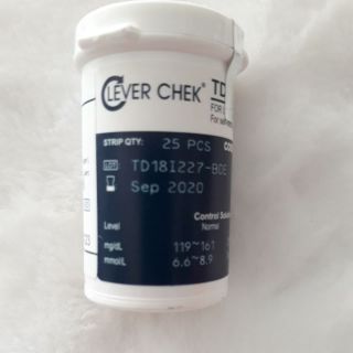Que thử đường huyết Clever Check TD-4230( date mới 9/2020)