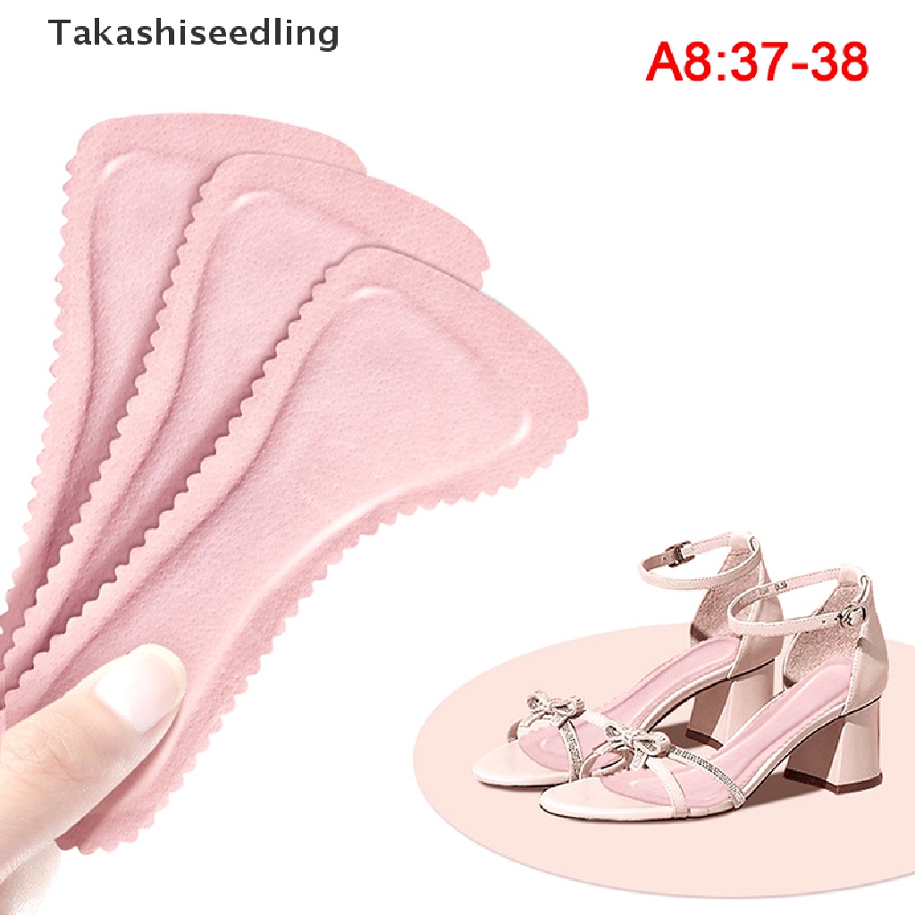 (Takashiseedling) Cặp Miếng Lót Xăng đan Cao Gót Đế Mềm Thấm Hút Mồ Hôi Thoải Mái Dành Cho Nữ Bán Chạy