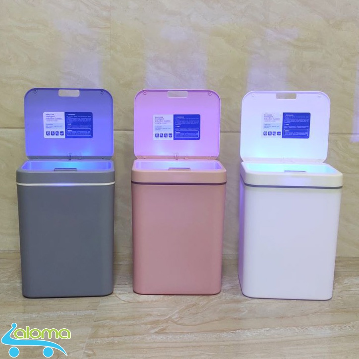 Thùng đựng rác cảm biến tự đóng mở Smart trash 16L sang trọng sạch sẽ tiện dụng