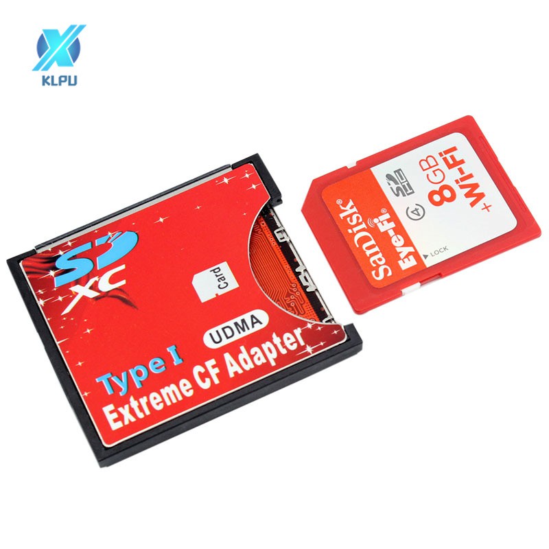 Bộ Chuyển Đổi Thẻ Nhớ SDXC SDHC WIFI SD Sang Thẻ Nhớ FLASH CF Loại I Hỗ Trợ Tối Đa 2TB