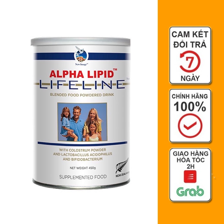 Sữa Non Alpha Lipid Lifeline 450g từ New Zealand