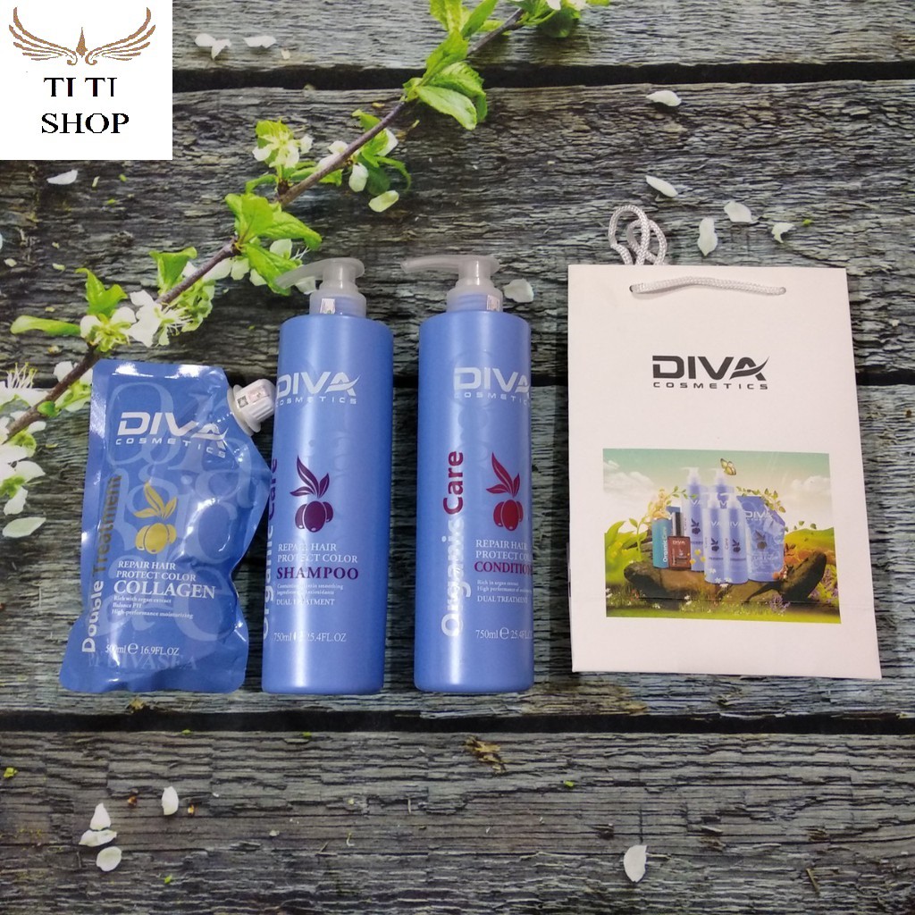 Dầu gội xả DiVa phục hồi tóc hư tổn cấp độ3 - hàng chính hãng | BigBuy360 - bigbuy360.vn