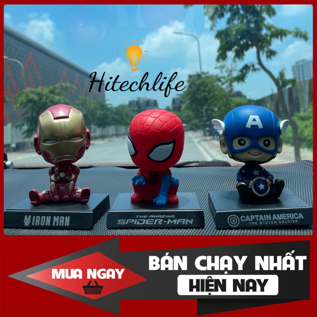 Set Nhân Vật Avenger Trang Trí Taplo Ô Tô - Bộ Spiderman Iron Man Captain Americal Trang Trí Taplo Xe Hơi, Bàn Làm Việc | BigBuy360 - bigbuy360.vn