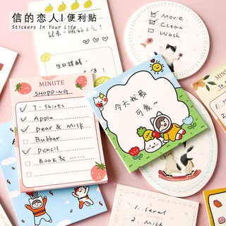 Giấy Ghi Chú Trang Trí Kiểu Trái Cây
