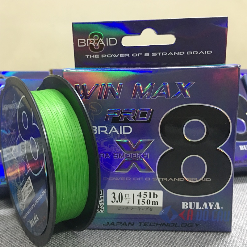 Dây PE X8 Bulava Win max pro công nghệ Nhât Bản