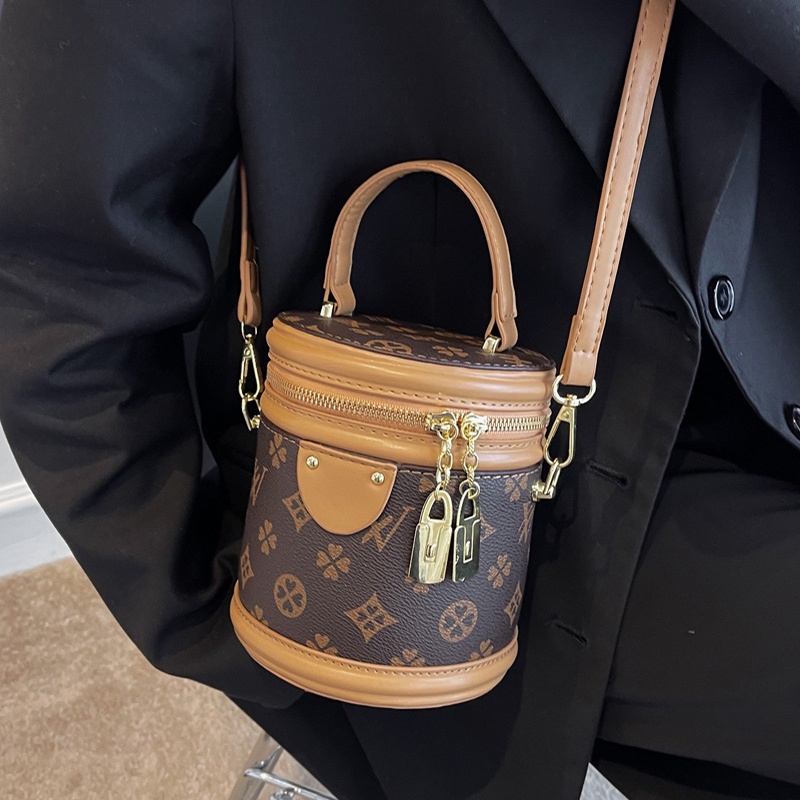 Túi xô đeo chéo IELGY thời trang in họa tiết cổ điển dành cho nữ