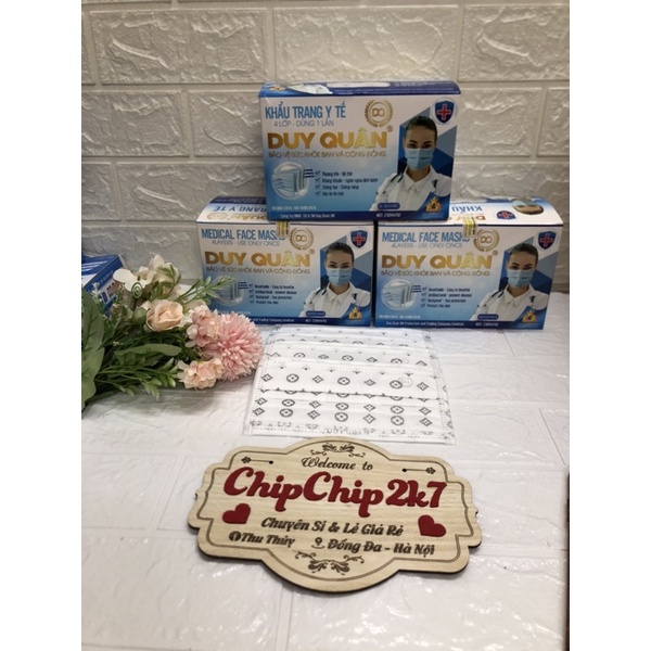 [Mã COSDAY giảm 8% đơn 150K] [Giá Sỉ] Hộp khẩu trang y tế họa tiết 4 lớp 50 cái | BigBuy360 - bigbuy360.vn
