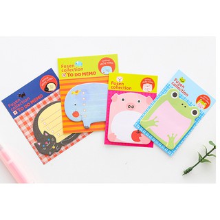 Giấy nhớ con vật  dán dính hoạt hình dễ thương