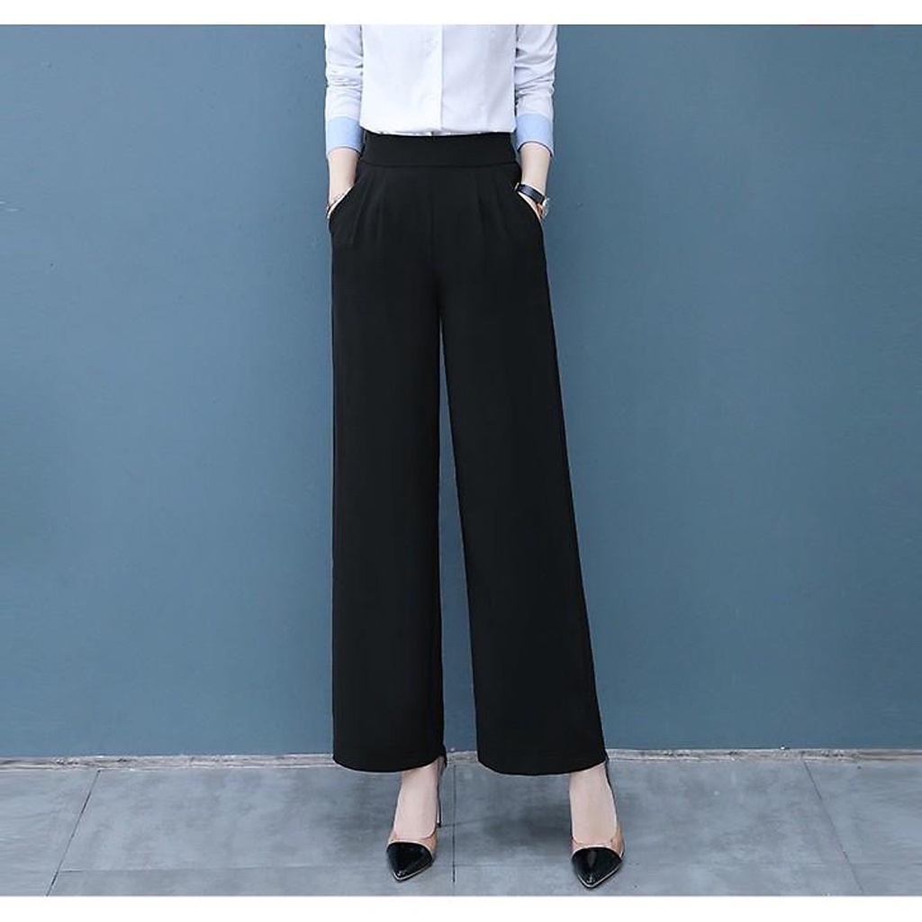 Quần tây công sở ống suông rộng QT17