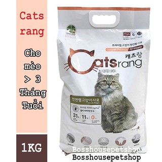 Thức ăn hạt cho mèo Catrangs gói 1kg - Nhập Khẩu Hàn Quốc