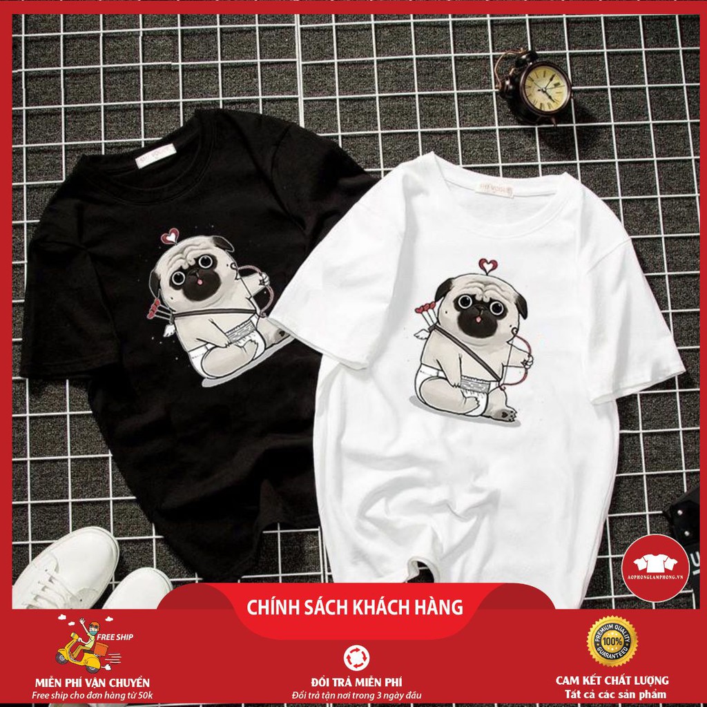 Áo Phông Unisex Dễ Thương (Áo Màu Trắng)