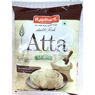 Bột mì nguyên cám Atta Chakki Fresh Bột mì Atta Rajdhani Ấn Độ 1kg
