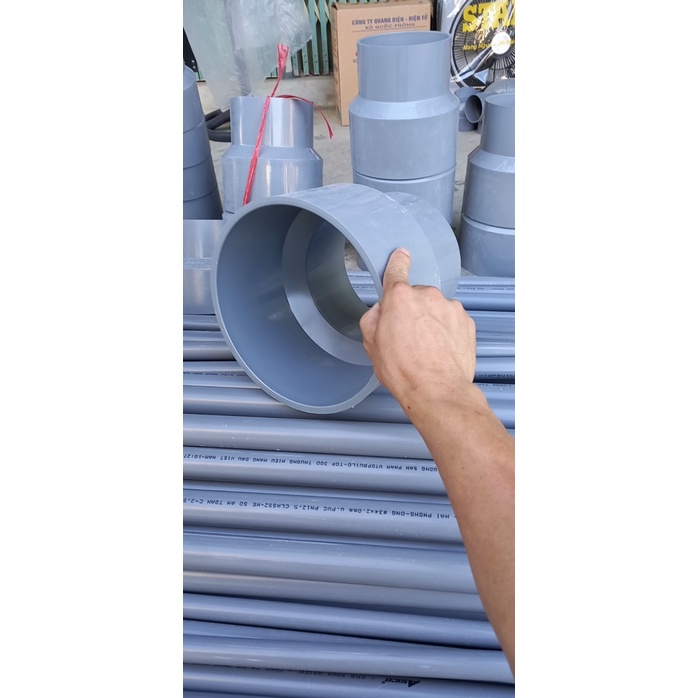 Côn thu,măng sông giảm 200/160/140/110/90 . côn rhu phi 200 về 110 ,nối thu 140/110 nhựa PVC Tiền Phong