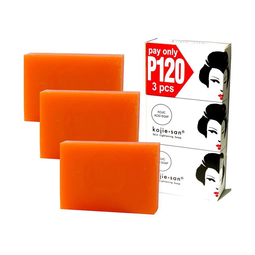 Xà phòng tắm Kojie San Skin Lightening Soap giảm mụn lưng và làm sáng da cơ thể