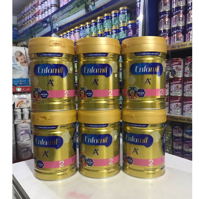 Combo 6 lon Sữa Enfamil A+ 2 870g