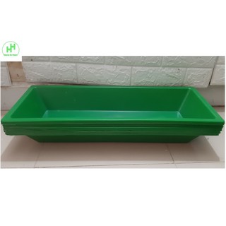 5 Máng/Khay Nhựa Làm Mát Cho Lan, Máng Ăn, Uống Cho Lợn, Gà, Kích Thước 60x24x10Cm
