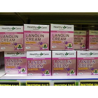 Kem nhau thai cừu Lanolin Healthy Care with Vitamin E 100gr