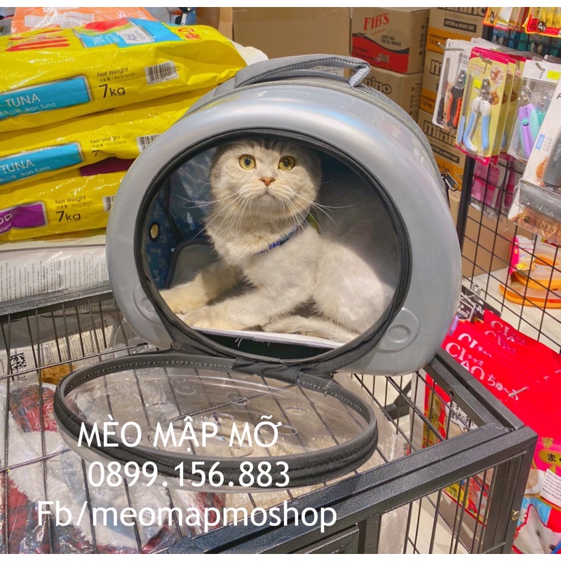 BALO CHÓ MÈO 8kg TRÒN NHỰA CỨNG ( form cứng )