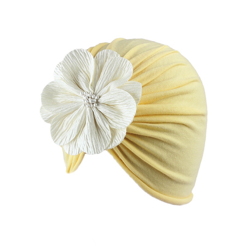Mũ Turban Đính Hoa Thời Trang Xuân Hè Cho Bé Gái Chụp Ảnh