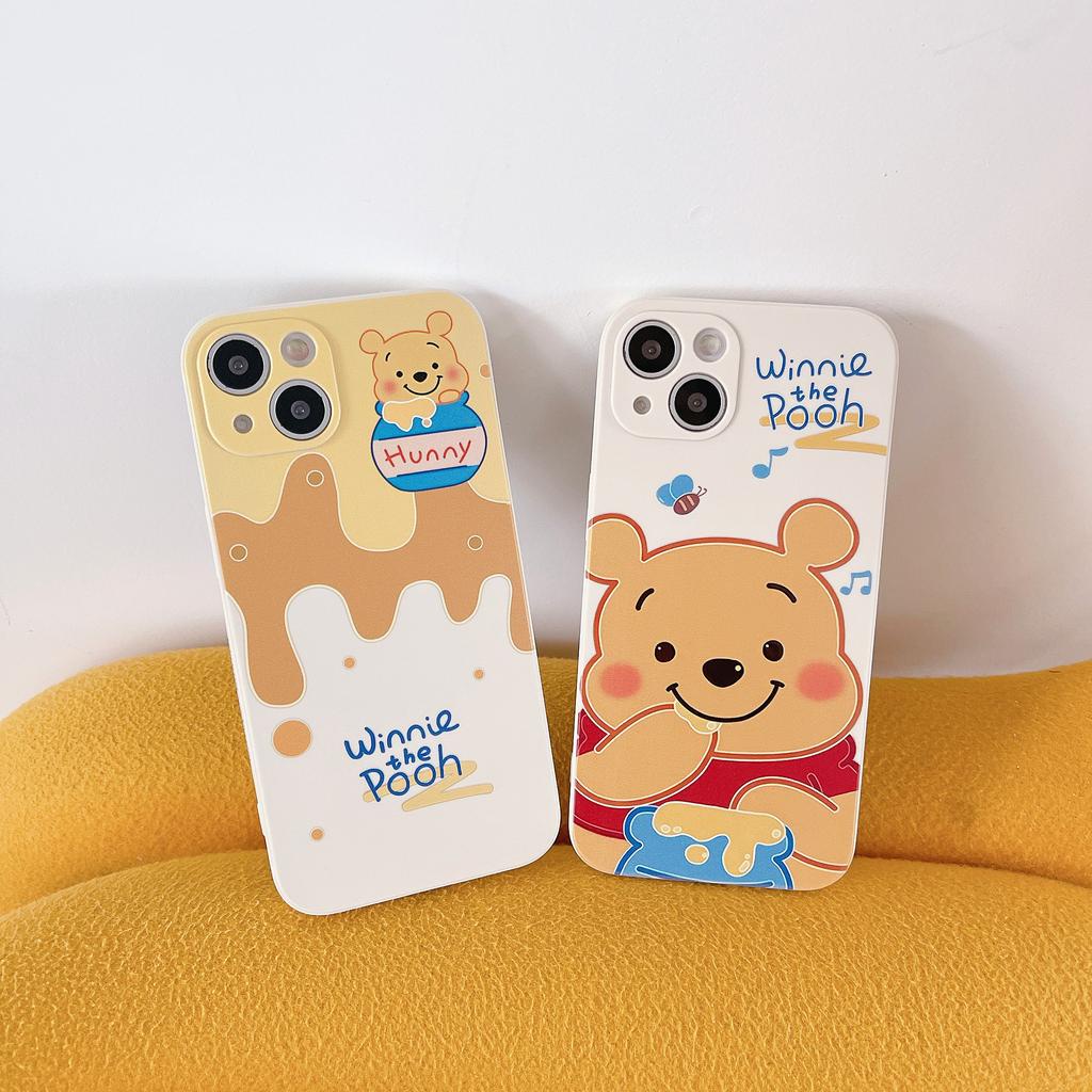 Ốp Điện Thoại Tpu In Hình Winnie the Pooh Cho iPhone 13 Promax 12 11 7 Plus X XR XSMax