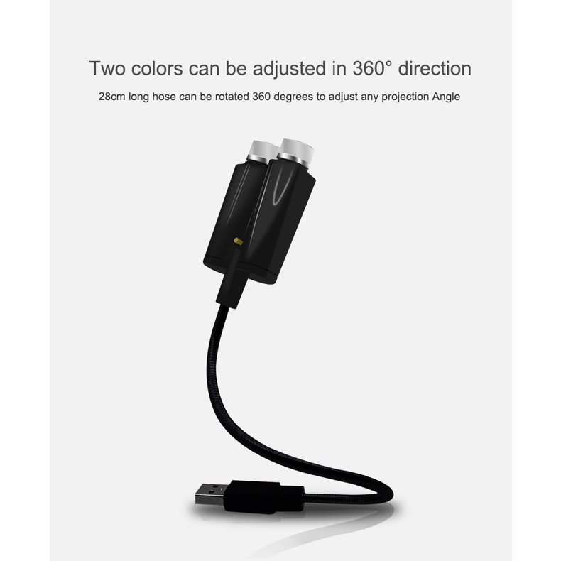 Đèn Led Trang Trí Trần Xe Hơi Hình Ngôi Sao Ban Đêm 5V Giao Diện USB