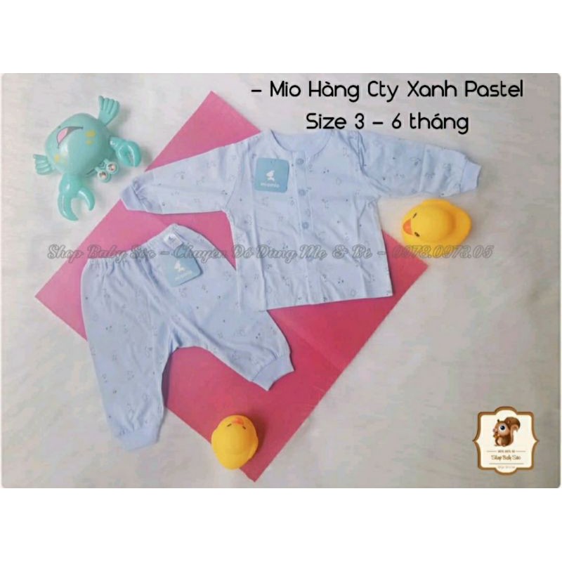 Set quần áo tay dài cho trẻ sơ sinh ( 0-6 tháng) -