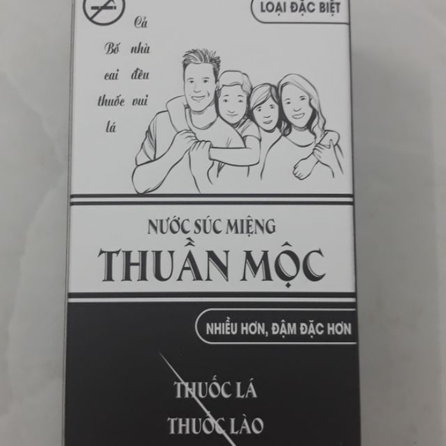 Nước súc miệng cai thuốc lá