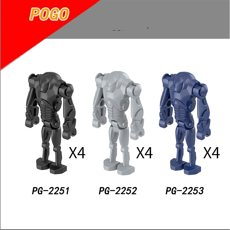 COMBO 4 Minifigures Chiến Bính Droid Trong Star Wars Mẫu Mới Ra PG2251-2253