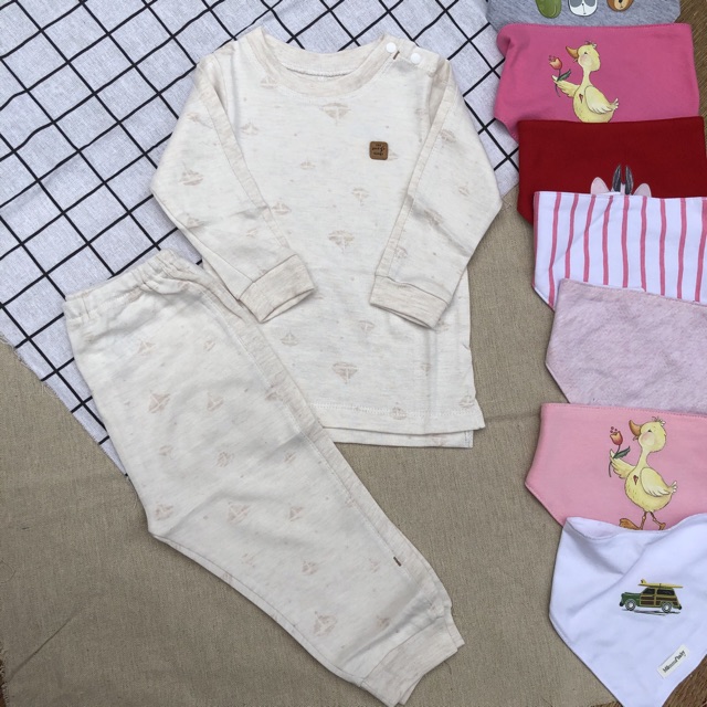 BỘ DÀI TAY MOMMA BABY HOẠ TIẾT Cho Bé Sơ Sinh Cực Yêu