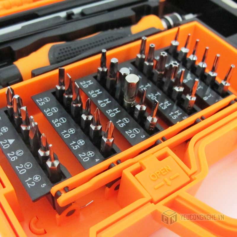 Bộ tua vít đa năng 45 in 1 Jakemy JM-8139 -Hãng Hàng Đầu Về Dụng Cụ Sửa Chữa Và Cầm Tay