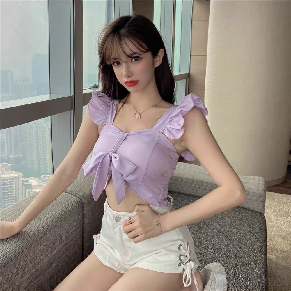 ÁO HAI DÂY CÁNH TIÊN CÓ MOD NGỰC CỰC XINH ALOHASHOP91