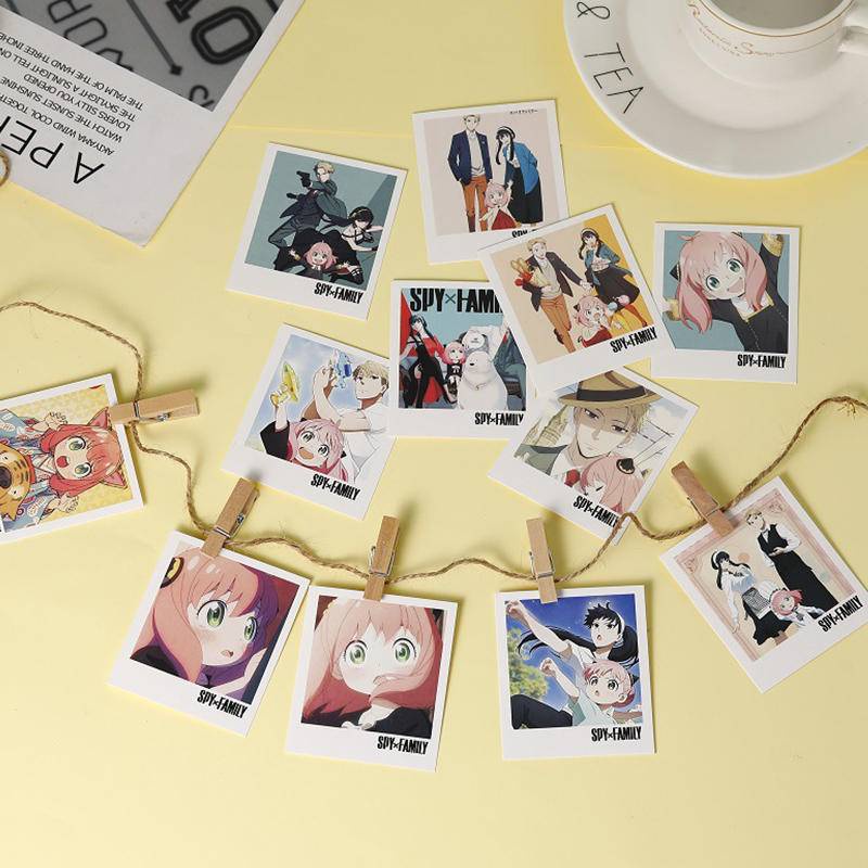 Set 40 Tấm Thẻ Ảnh HD In Hình Phim Loid Forger Forger Yor Forger
