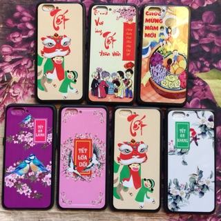Ốp oppo A3S viền dẻo lưng full bóng hoạ tiết tết cực đẹp