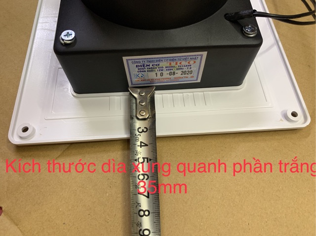Quạt hút thông gió 1 chiều 14AV6 125x125mm TICO