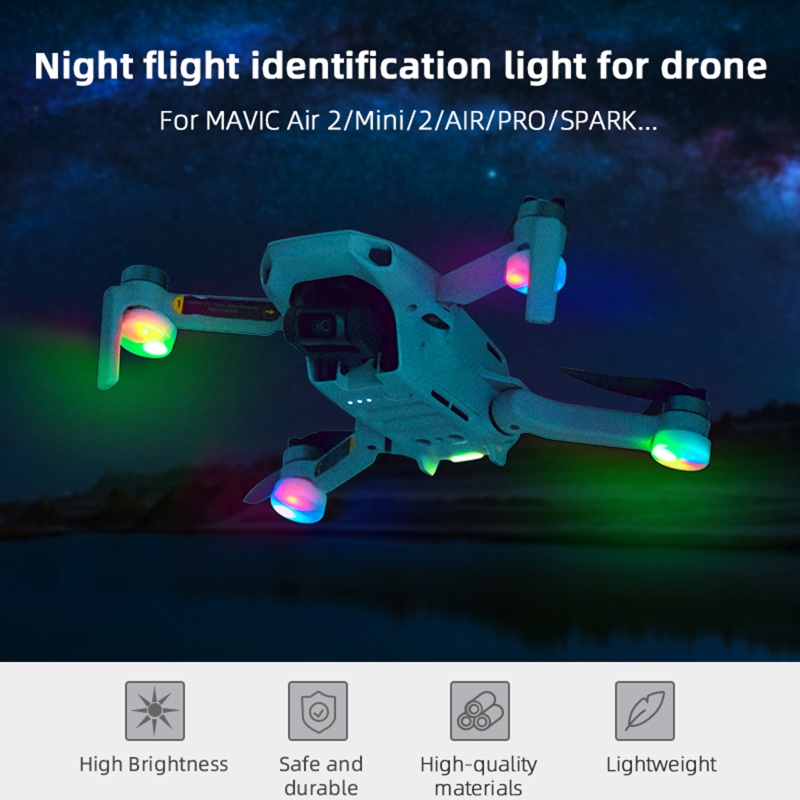 Drone Có Đèn LED Báo Tín Hiệu Nhanh