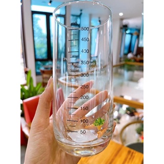 Cốc thuỷ tinh Ocean chia vạch để đong nước dễ dàng