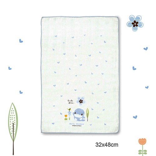 Khăn tắm bé 100% cotton mềm mại set 2 cái 32 x 48 cm kuku ku2384