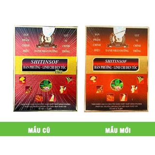 Dầu gội đen tóc Shitinsof Hán Phương Linh Chi (Hộp 3 gói)