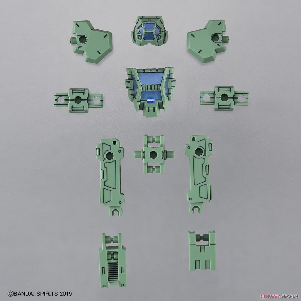 [NEW RELEASE] Mô hình Bandai 30MM Phụ kiện Option Armor - Rabiot - Special Operation - Light Green