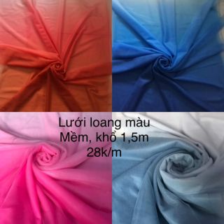 Vải lưới loang màu...28k/m,khổ 1m5