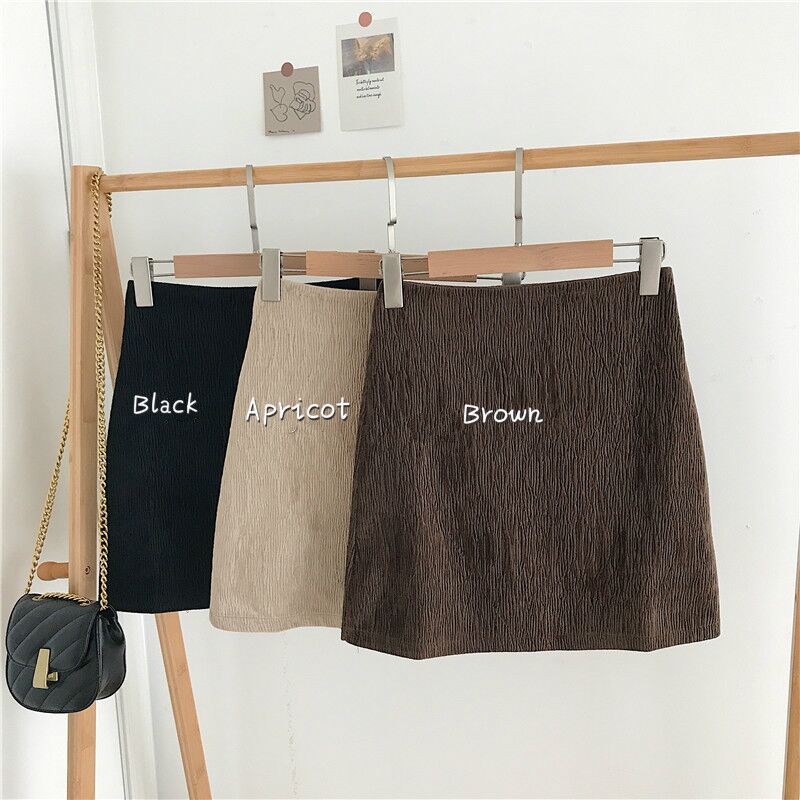 Chân váy chữ A lưng cao kiểu dáng đơn giản trẻ trung cho nữ 38811 | BigBuy360 - bigbuy360.vn